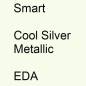 Preview: Smart, Cool Silver Metallic, EDA.